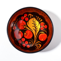 Розетка, 10&times;4 см, хохлома