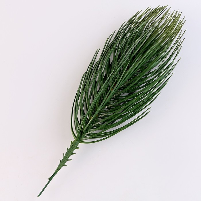 Новый год! Литая веточка, зелёная, набор 1 шт.