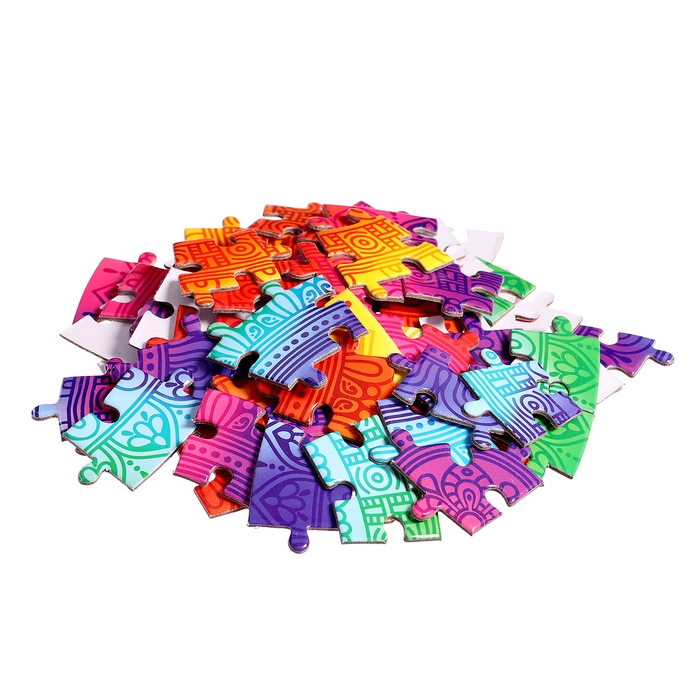 Круглый пазл в термостакане &laquo;Мандала&raquo;, 77 деталей, 350 мл