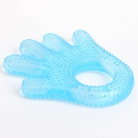 Прорезыватель охлаждающий с водой &laquo;Ладошка&raquo;, цвет голубой, Крошка Я