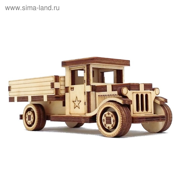 Конструктор &laquo; Грузовик Газ АА. Полуторка&raquo;, 33 детали, 12х5,5х5 см