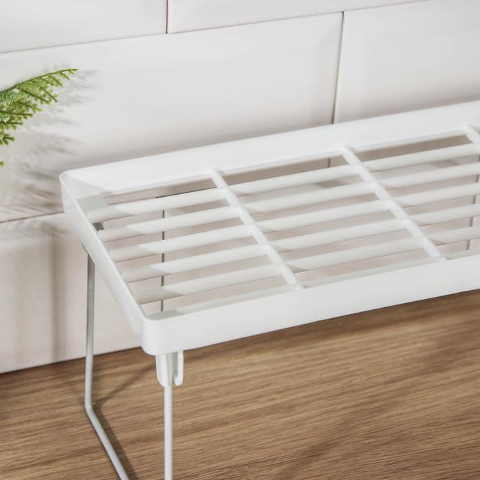 Полка универсальная складная, 39&times;14&times;15,5 см, цвет белый