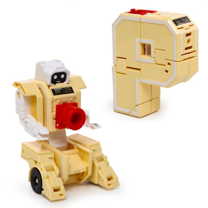 Набор роботов &laquo;Алфавит&raquo;, трансформируются, 6 штук, собираются в 1 робота