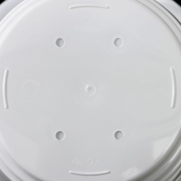 Горшок для цветов с поддоном &laquo;Виола&raquo;, 5 л, пластиковый, цвет белый