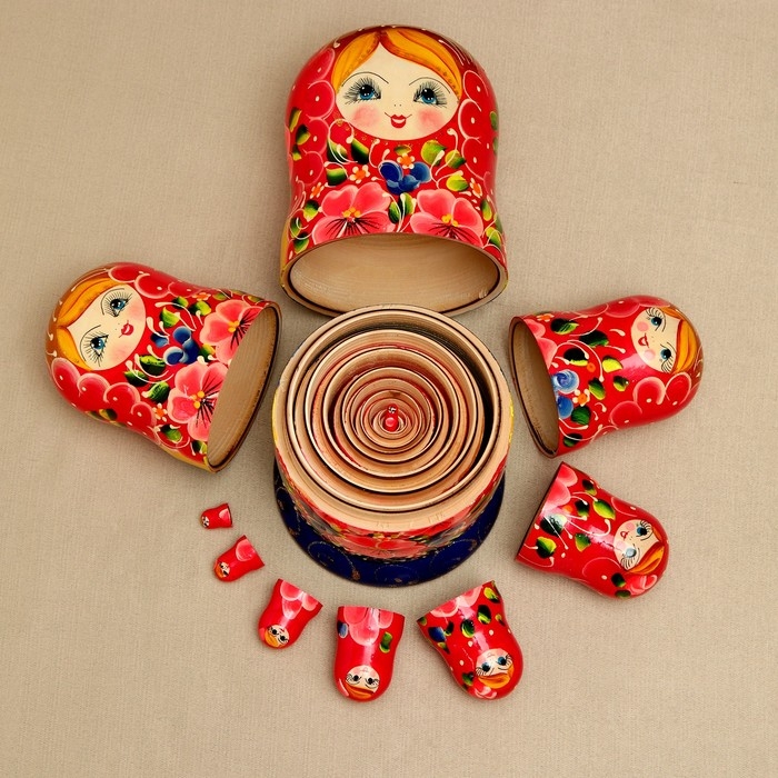 Матрёшка, 10 в 1, МИКС