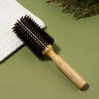 Брашинг &laquo;Натурель&raquo;, d = 3/6 &times; 22 см, комбинированная щетина, цвет &laquo;светлое дерево&raquo;