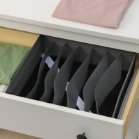 Органайзер для хранения белья Доляна &laquo;Кло&raquo;, 7 ячеек, 34&times;30,5&times;10 см, цвет чёрный