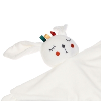 Комфортер - игрушка &laquo;Зайка Бонни&raquo;, погремушка, прорезыватель, цвет белый, Крошка Я