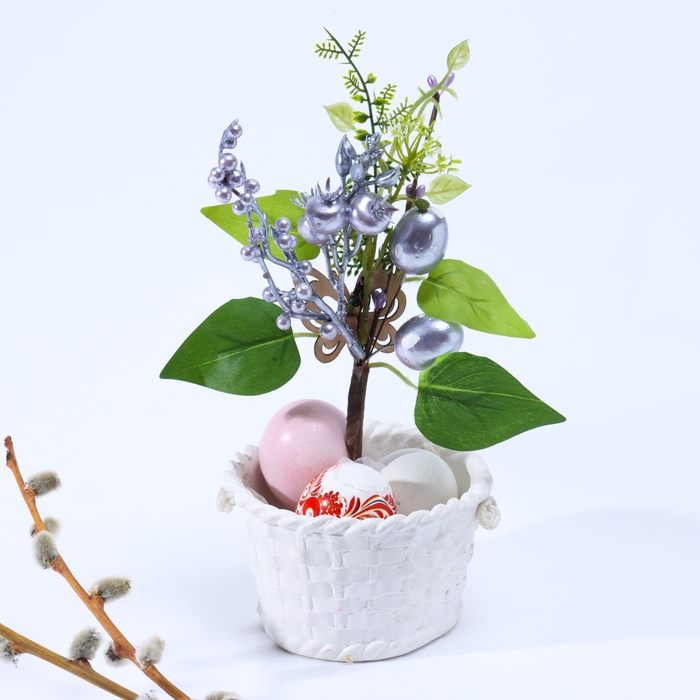 Пасхальный декор &laquo;Яйца с бабочкой&raquo; 7 &times; 19 &times; 26 см