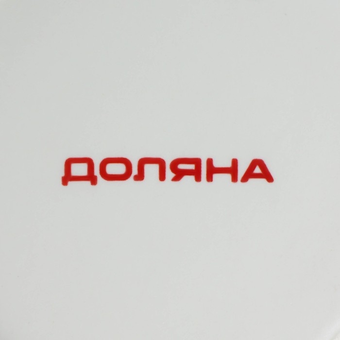 Кружка фарфоровая Доляна &laquo;Любовь в париже&raquo;, 380 мл, цвет белый