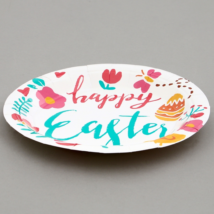 Тарелки бумажные &laquo;Пасха&raquo;, 6 шт