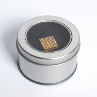 Неокуб &laquo;Золотой&raquo; 3мм, 216 шариков (со скретч слоем)