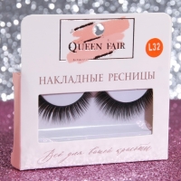 Ресницы накладные &laquo;Волшебный взгляд&raquo;, 11 мм, без клея, цвет чёрный