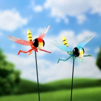 Штекер "Стрекоза волшебница" 40см, набор 2шт, МИКС