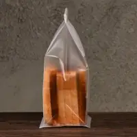 Пакет бумажный, с окном, прямоугольное дно, белый, 13&times;10&times;28 см