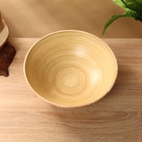 Миска 25х25х8 см +/-1 см, бамбук