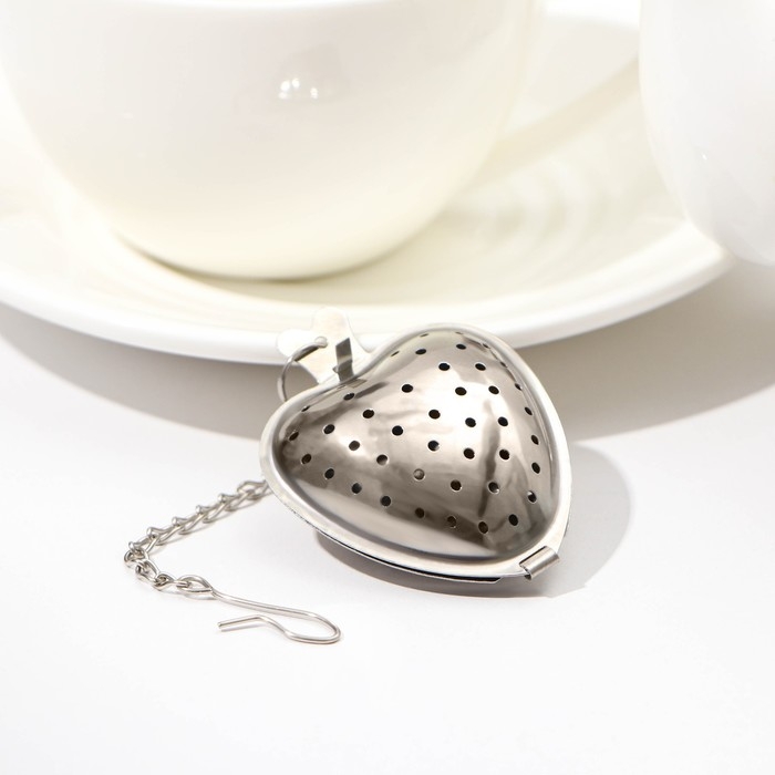 Сито для чая Доляна &laquo;Сердце&raquo;, 5 см