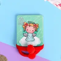 Резинка для волос &laquo;Пупсёнок&raquo;, набор 2 шт., клубничка, 3.5 см, красная