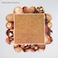 Коробка для кондитерских изделий с PVC крышкой &laquo;Все получится&raquo;, 13 х 13 х 3 см