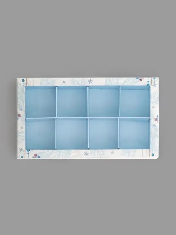 Коробка под 8 конфет с ячейками &laquo;Новогодние подарки&raquo;, 10 х 18,5 х 3 см