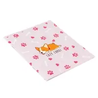 Тетрадь для скетчей А5, 16 листов Lazy corgi, обложка мелованный картон, блок 100 г/м2