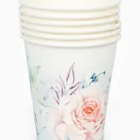 Стакан одноразовый бумажный &laquo;Роза&raquo;, 250 мл