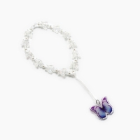 Брелок бусы для ключей &laquo;Бабочка&raquo;, 15 х 3.7 см