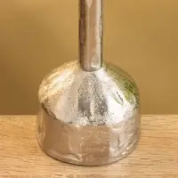 Подсвечник &laquo;Креманка&raquo;, 26 см, алюминий, серебро