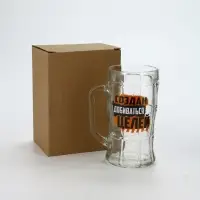 Кружка пивная стеклянная &laquo;Создан добиваться целей&raquo;, 500 мл