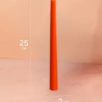 Свеча тонкая 2х2х25 см, соевый воск МИКС