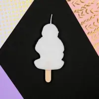 Свеча для торта &laquo;С Днём Рождения&raquo;, русалка, 4,3 х 7,3 см