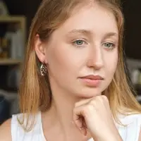 Серьги пластик &laquo;Леопард&raquo; ракушка, цвет золото