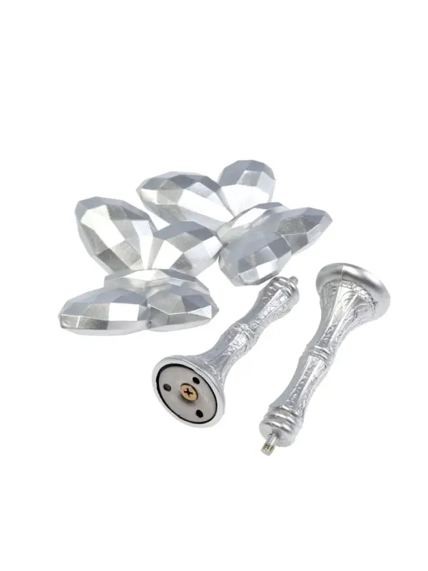 Крючок для штор CAPPIO KS037, цвет серебро, 2 шт