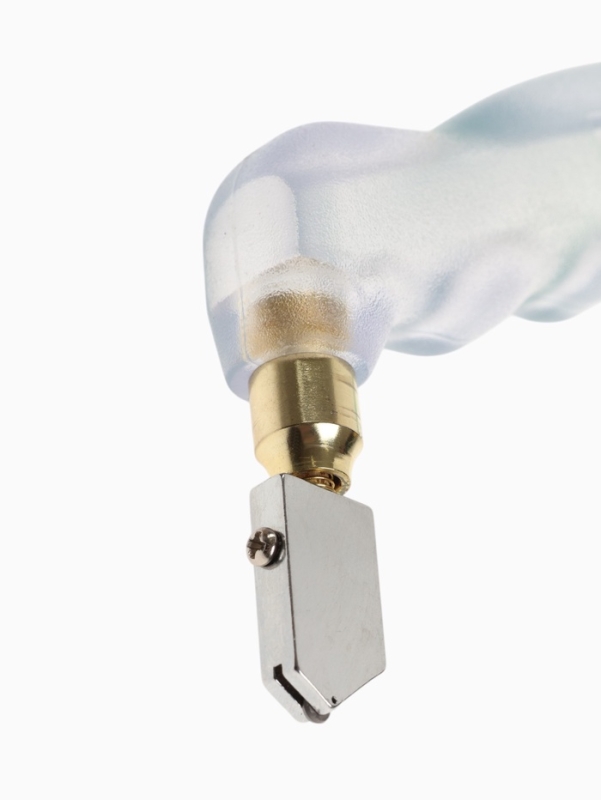 Стеклорез ТУНДРА, масляный, пластиковая прозрачная рукоятка