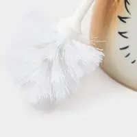 Ёршик для унитаза с подставкой &laquo;Кошка&raquo;, фарфор, МИКС