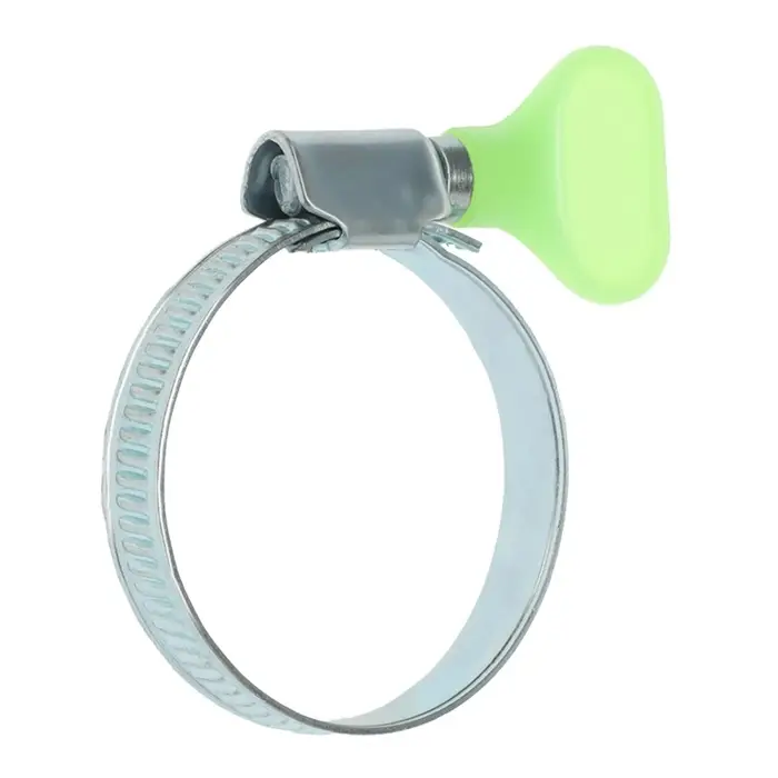 Хомут с &laquo;барашком&raquo; ZEIN engr, несквозная просечка, диаметр 30-45 мм, ширина 9 мм