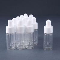 Флакон с пипеткой стекло, пластик набор 12 шт 7,5х2,2х2,2 см