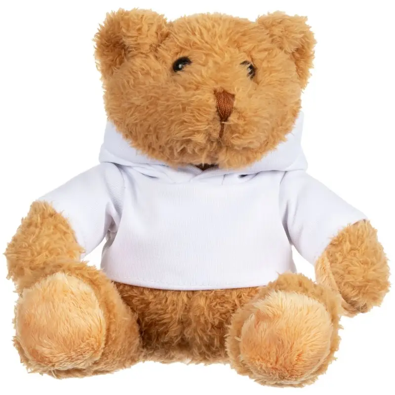 Мягкая игрушка &laquo;Мишка Cuddleton&raquo; в белом худи