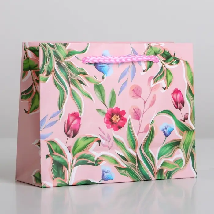 Пакет подарочный ламинированный, упаковка, &laquo;8 марта&raquo;, S 12 х 15 х 5.5 см