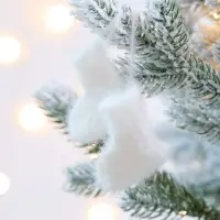 Подвеска на елку &laquo;Вьюшка&raquo;, носочки, белая