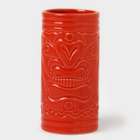 Стакан для коктейлей "Тики остров" красный