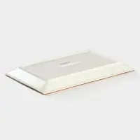 Блюдо сервировочное Magistro &laquo;Церера&raquo;, фарфор, 28&times;17,5&times;2 см, белое