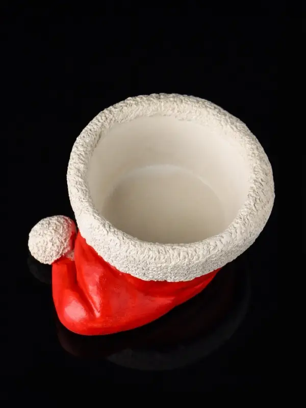 Подсвечник "Колпак" 9х7х5 см, красный