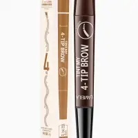 Водостойкий карандаш для бровей оттенок 02, светло коричневый, 2 г