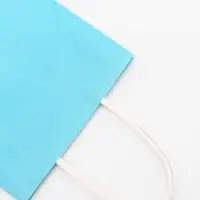 Пакет крафт под бутылку, &laquo;Лазурный&raquo;, 14&times;8&times;32 см