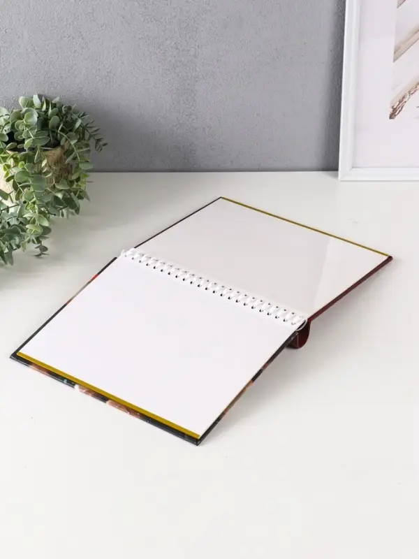 Фотоальбом 10 магнитных листов "Алая роза" 23X28см, пер-т внутр.спираль