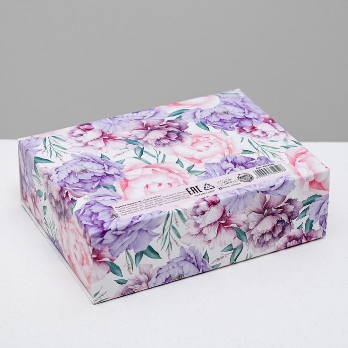 Коробка подарочная, упаковка, &laquo;От всей души&raquo;, 16.5 х 12 х 5 см, БЕЗ ЛЕНТЫ