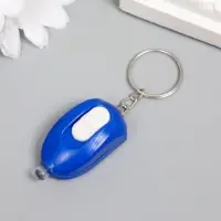 Фонарик брелок для ключей на кольце &laquo;Компьютерная мышь&raquo;, 1 лампа, МИКС