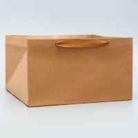 Пакет для торта, с широким дном 30 х 30 х 17,5 см, крафт