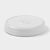 Форма для запекания Доляна &laquo;Зефир&raquo;, 1 л, d=23 см, круглая, керамика, белая